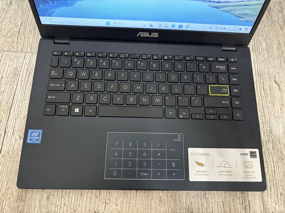 Нетбук Asus L410 14" FHD/Intel N4020/4Gb DDR4/64Gb SSD Ноутбук Новый