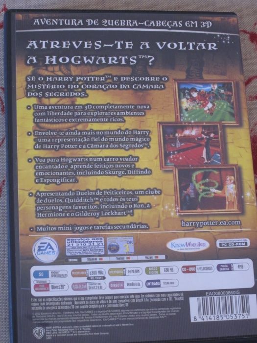 Jogo Harry Potter e a Câmara dos Segredos - PC