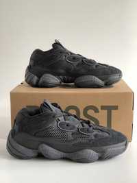 Женские кроссовки Adidas YEEZY 500 black. Размеры 36-40