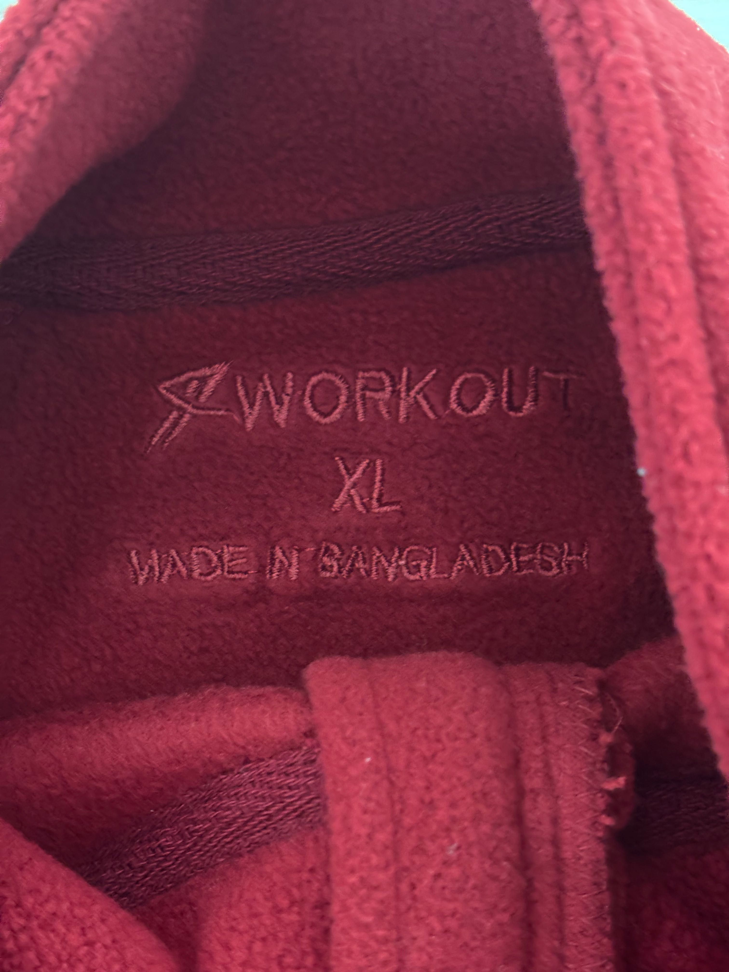 Pullover Vermelho Workout – Manga Comprida (XL)