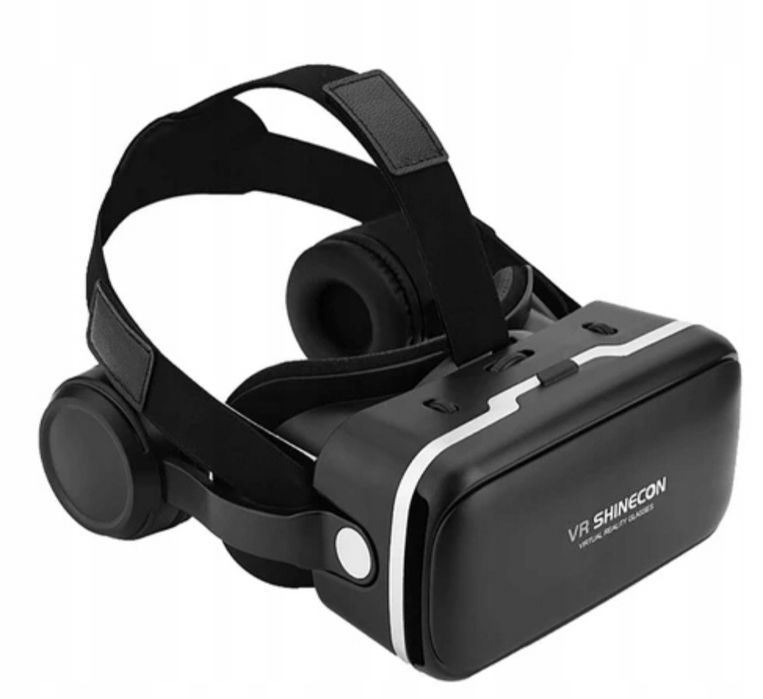 Gogle  VR Okulary 3D Virtual Reality na Telefon z Słuchawkami SHINECON