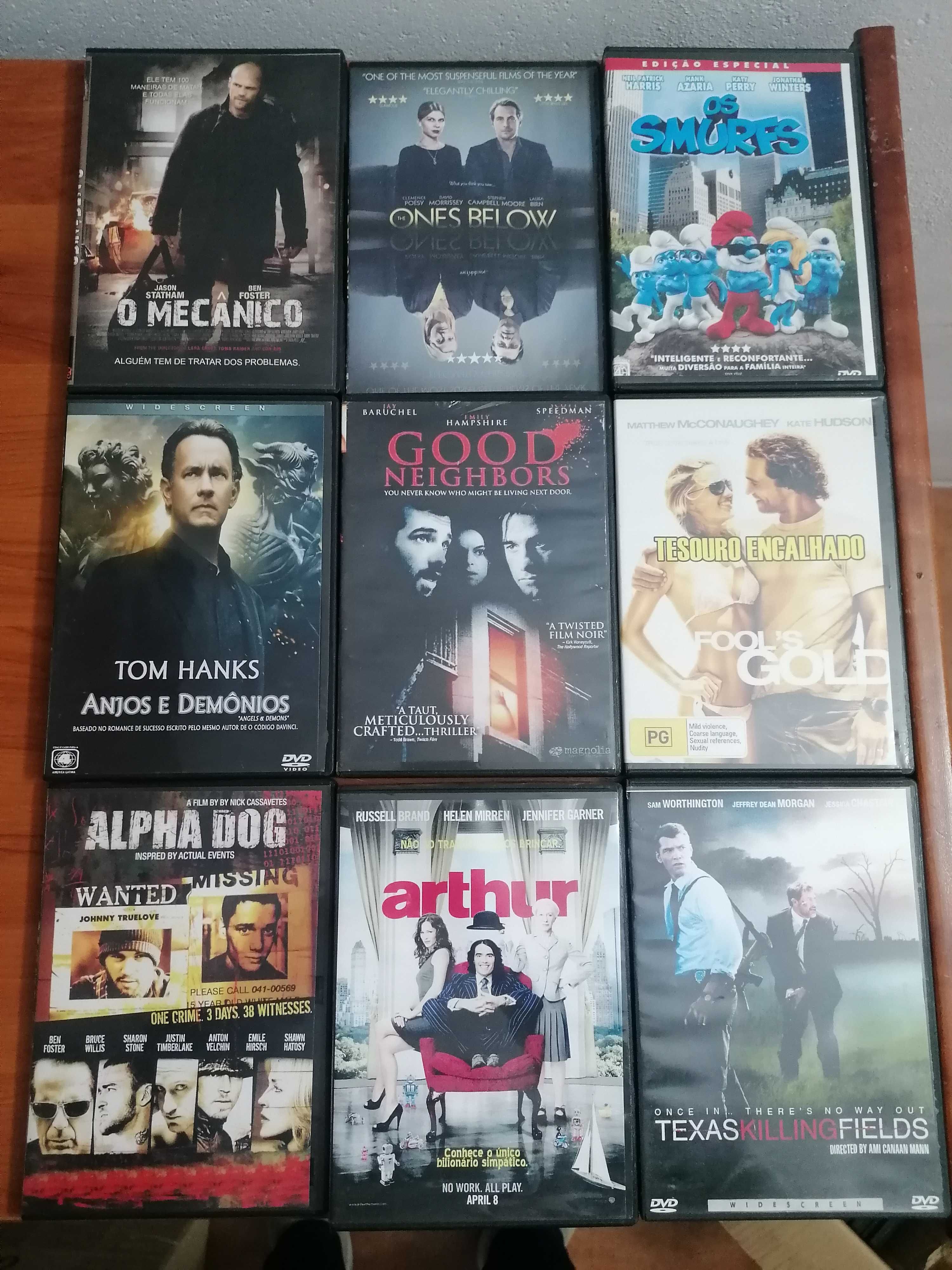 filmes terror, comédia, acção, romance, etc