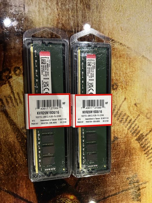 Оперативна память Kingston DDR4 32Gb (16+16) нова