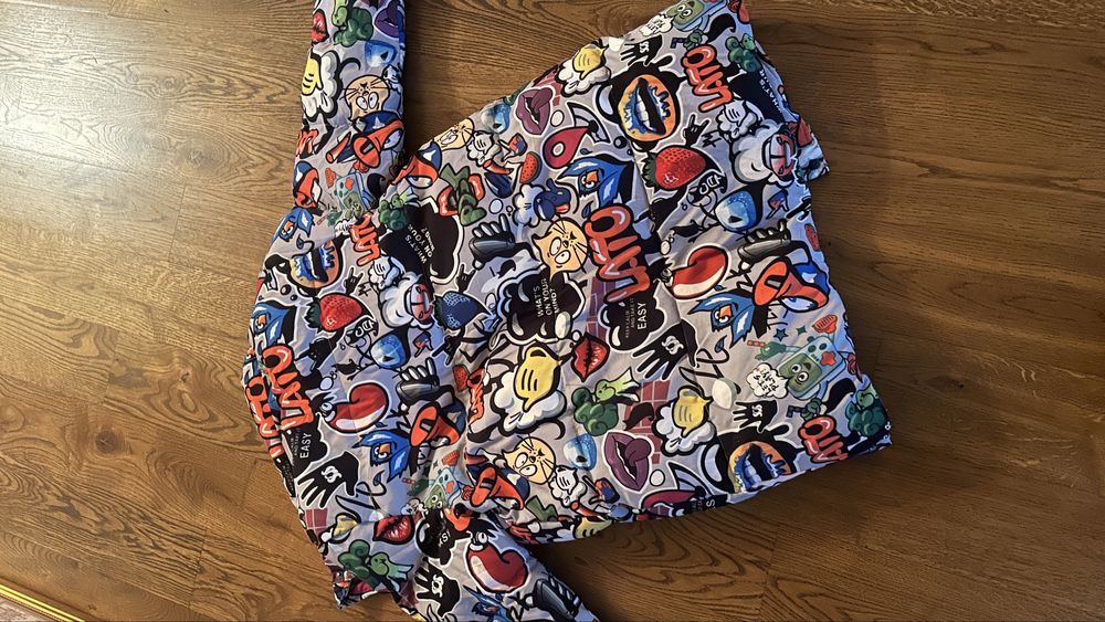 Дитяче зимове пальто 128 см  куртка тепла на дівчинку