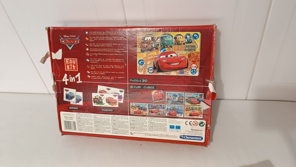 4 em 1. Jogos de Cars Faísca. Disney.