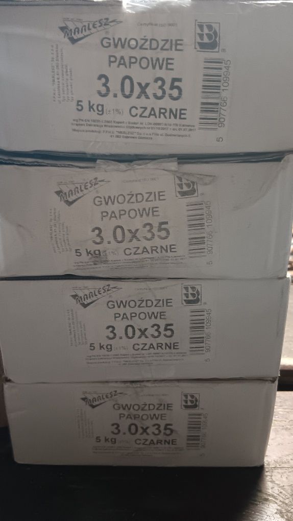 Gwoździe budowlane I wkręty