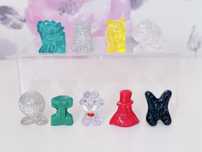 Figurki Gogos Dunkin Shockys, zestaw kolorowych figurek