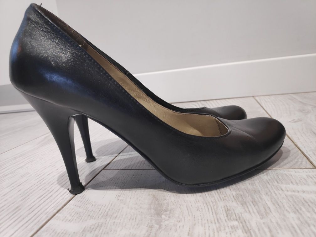Buty szpilki czarne Ryłko 37,5