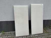 Panel Tapicerowany Siedzisko Zagłówek Oparcie Beżowy 145x60cm