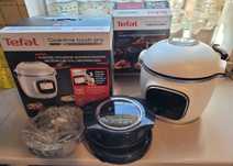Garnek do pieczenia Tefal Cook4me touch pro + pokrywa Extra Crips Lid