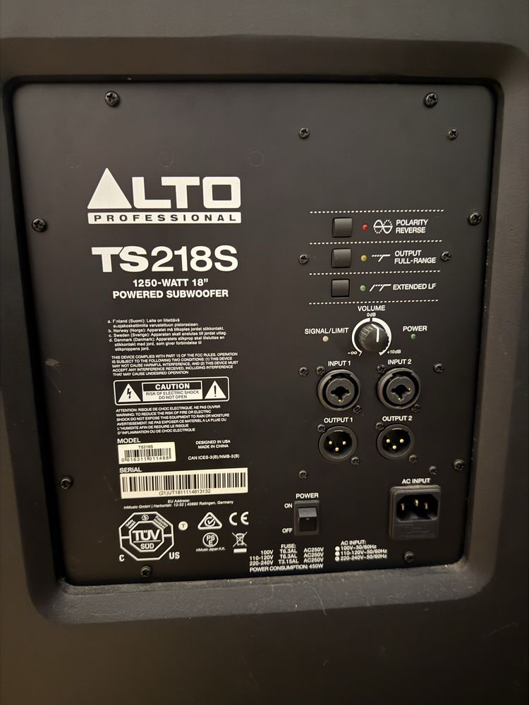 Alto Professional T218 - kolumna subbasowa