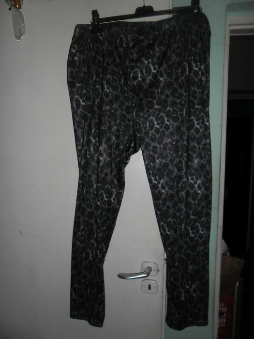 nowe ocieplane getry panterkowe roz.54/56 pas do 170cm