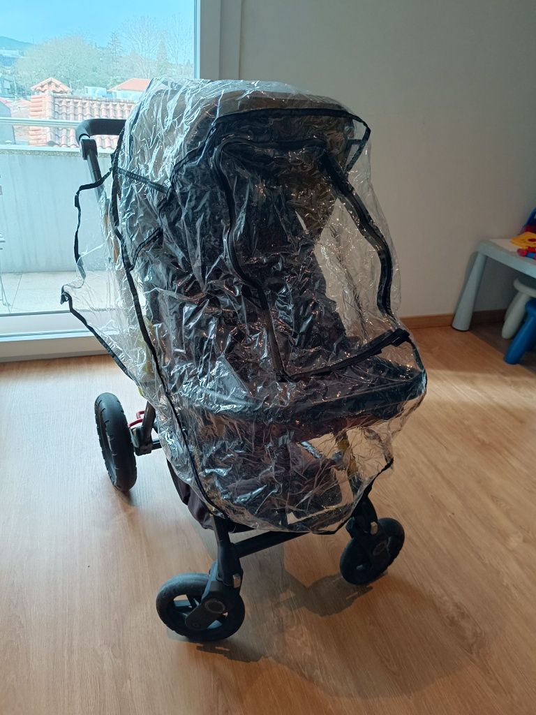 Carrinho de bebe Concord wanderer com conjunto de rodas extra