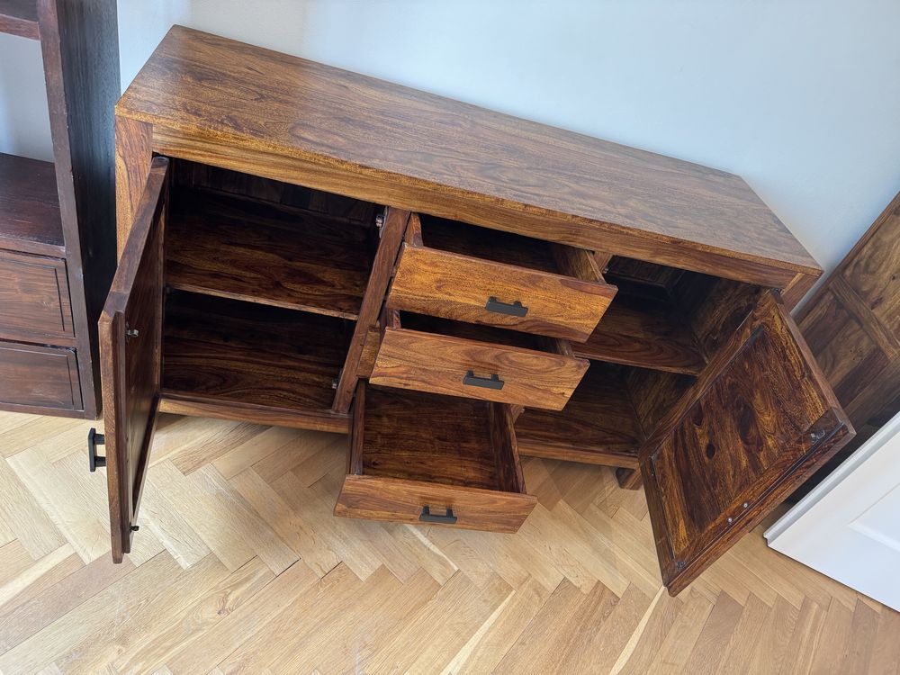 Solidna komoda z palisandru 150cm