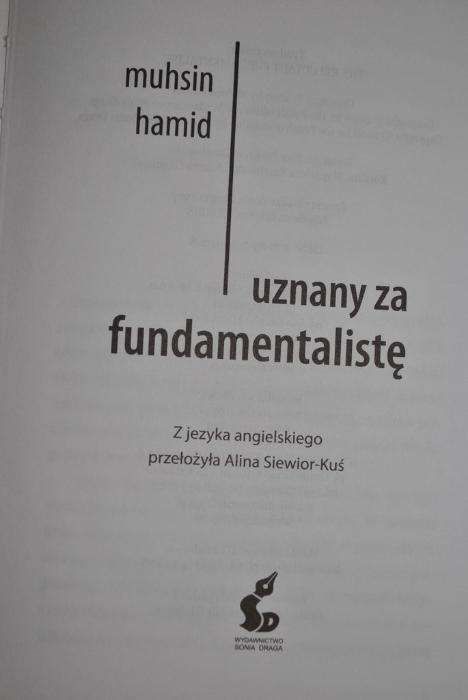 Uznany za fundamentalistę – Mohsin Hamid