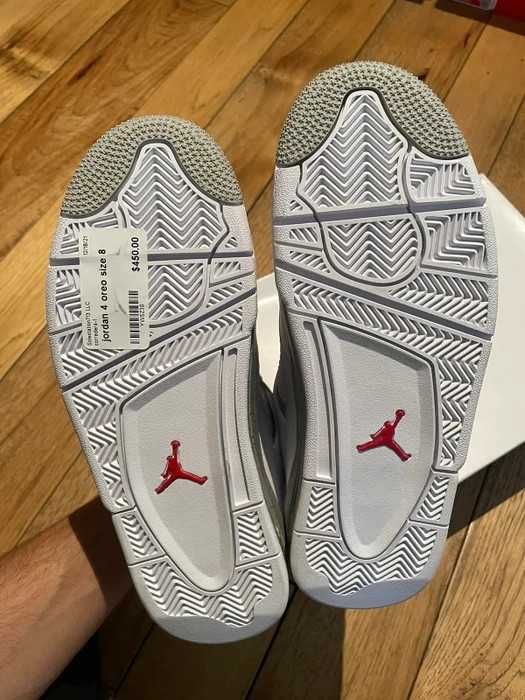 *NoweJordan4 Air4ButyWhiteUnisexTrampki*Prawdziwy strzał 40