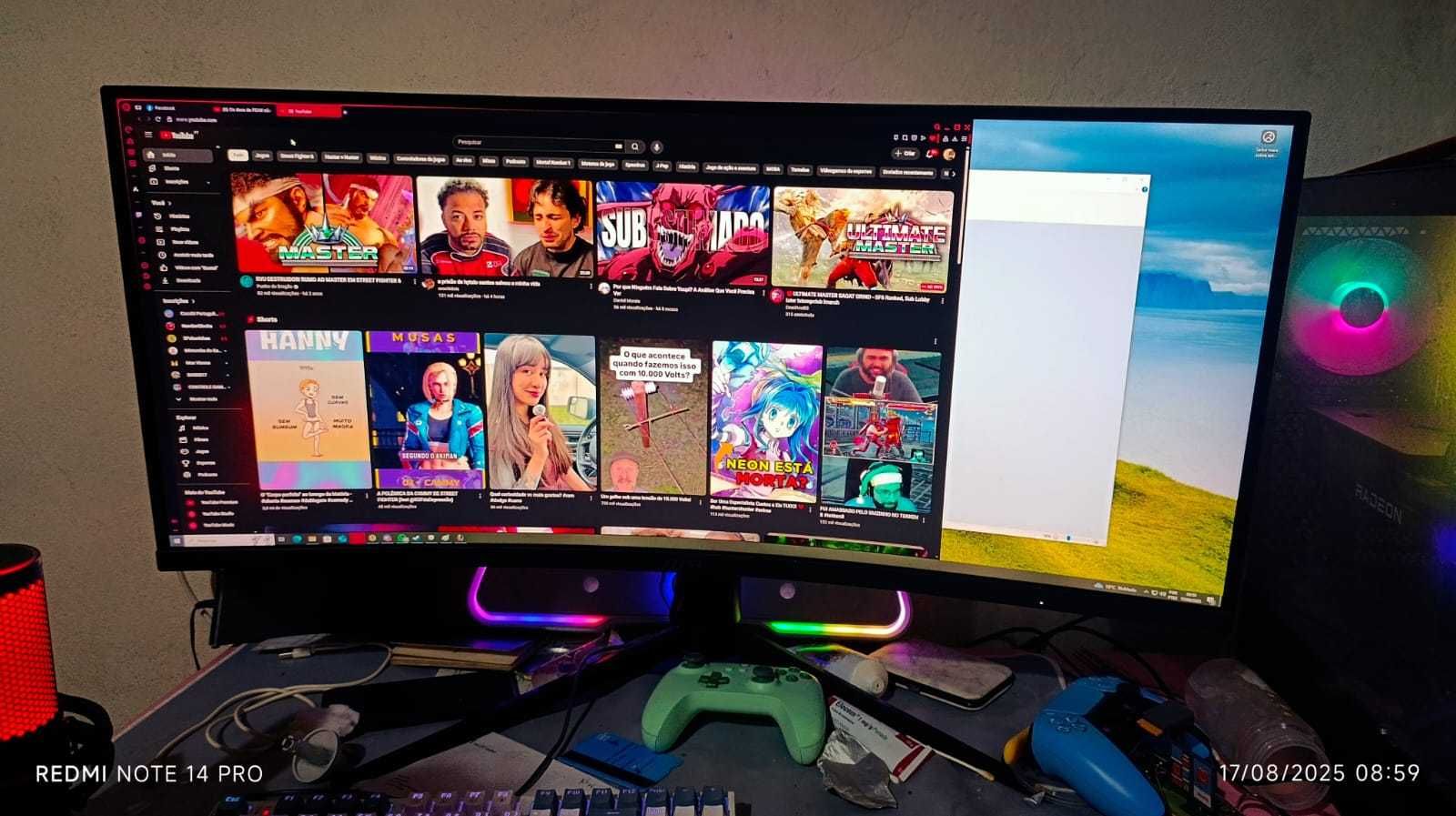 Monitor UltraWide QHD 180Hz Curva
