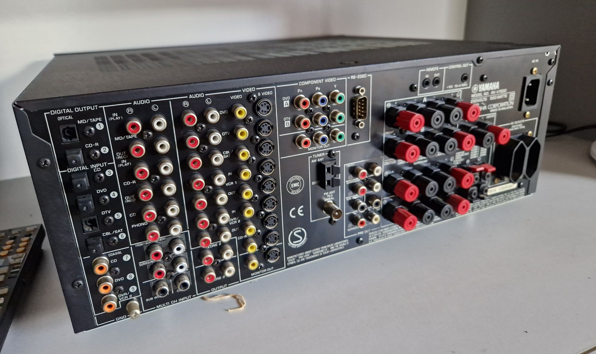 Amplituner Yamaha RX-V1500 RDS 7.1 idealny kolekcjonerski stan