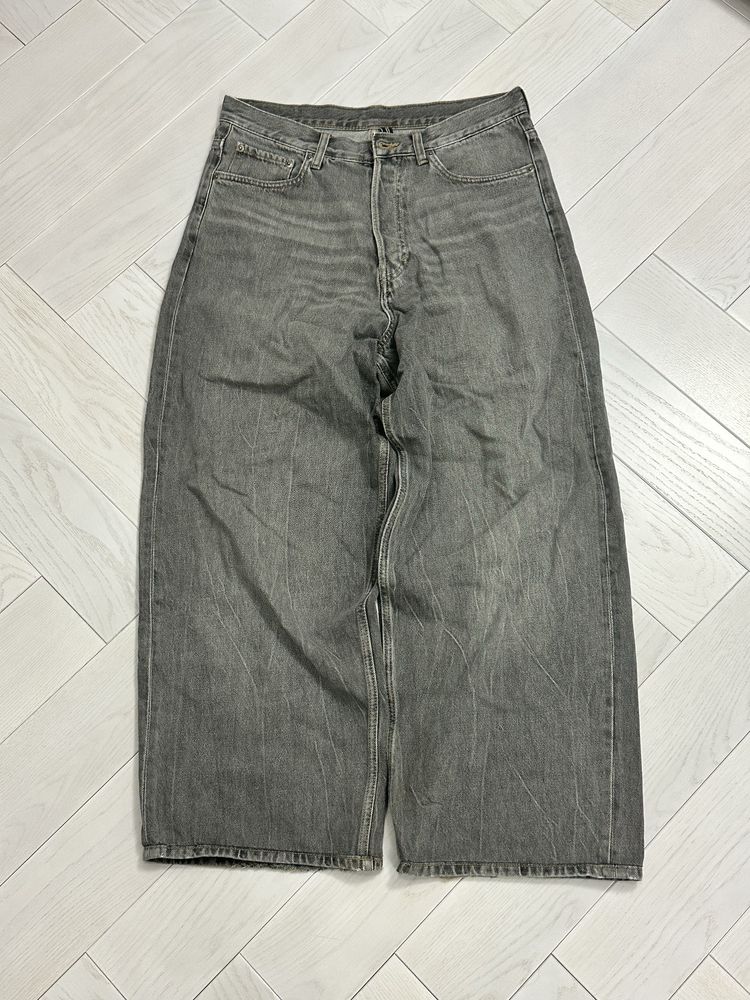 weekday grey baggy jeans