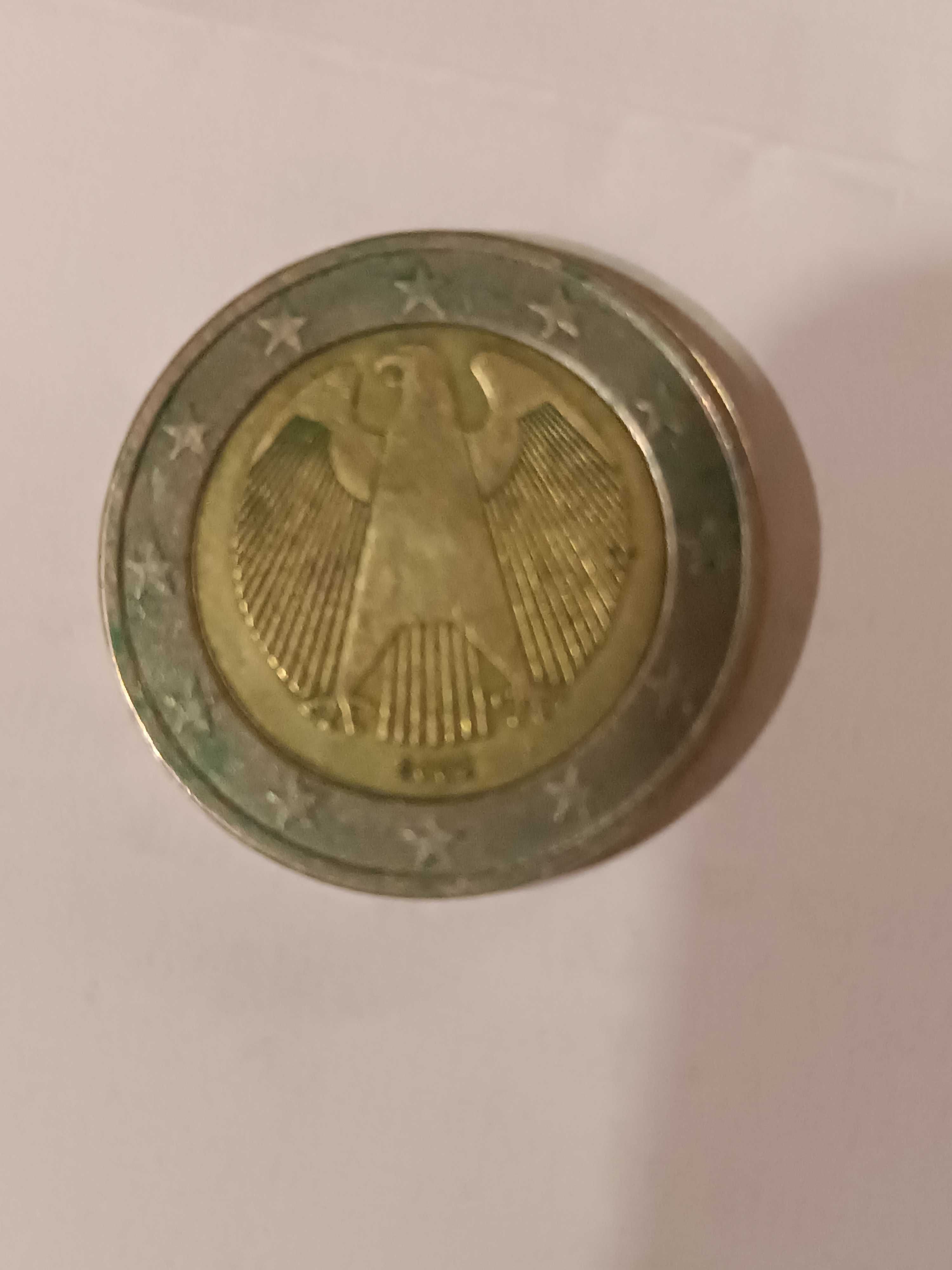 Moneta 2 euro 2002 Niemcy literka J