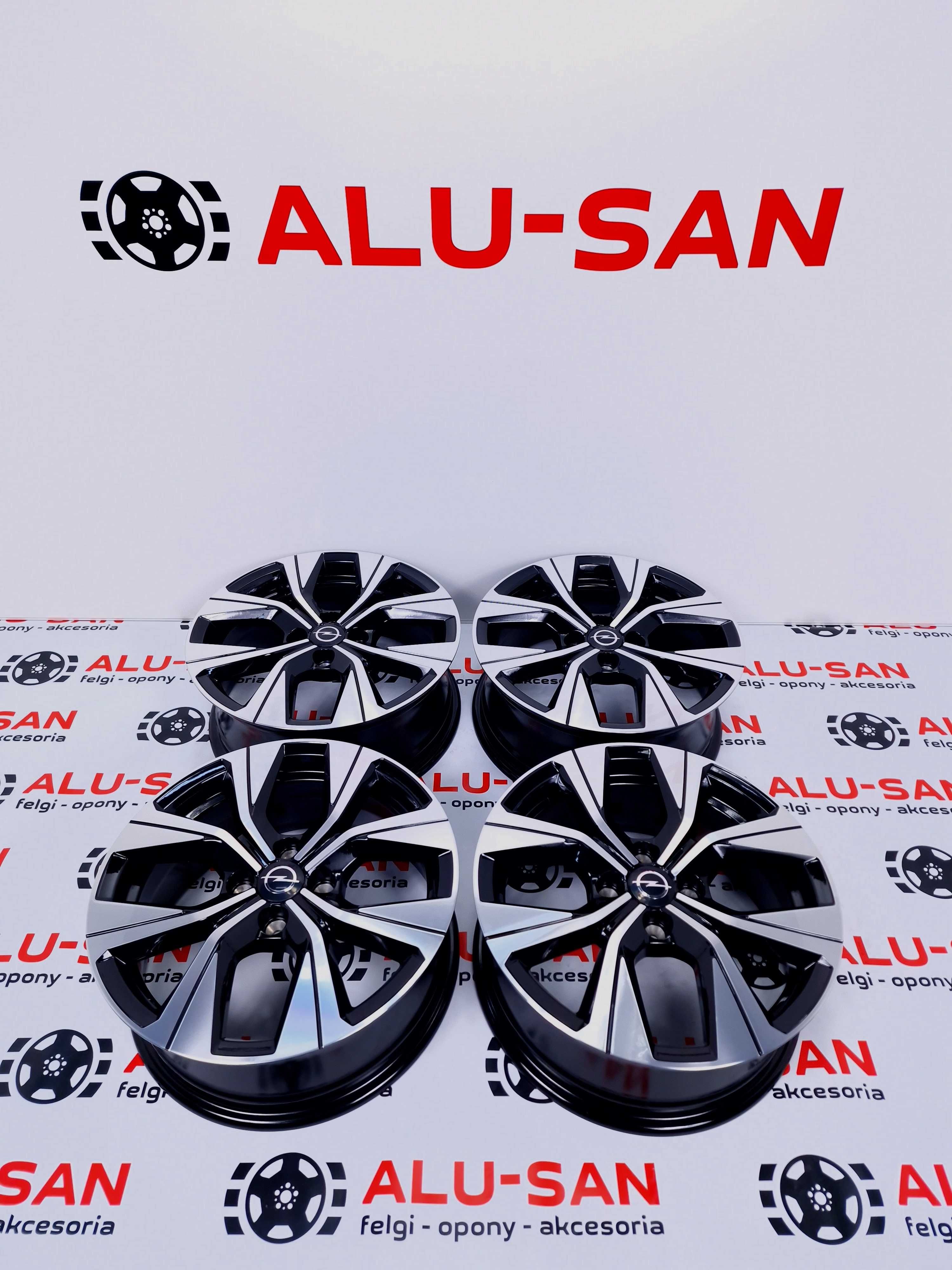 NOWE alufelgi OPEL 16" 4x100 ASTRA CORSA MERIVA VECTRA-Czarny Poler