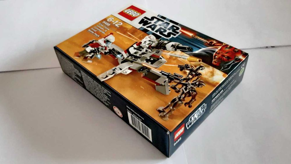 Lego Star Wars 9488 Elite Clone Trooper & Com Droid Battle Pack selado