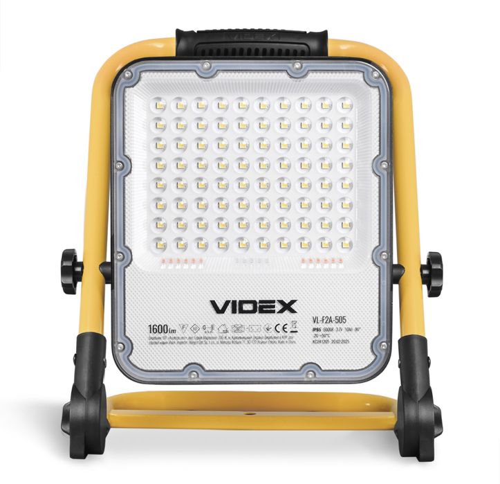LED Rechargeable floodlight PREMIUM VIDEX F2A 50W 5000K