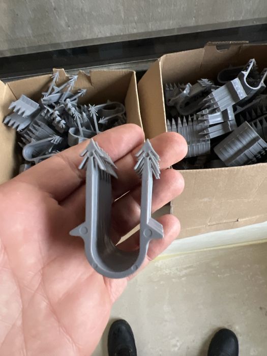 Spinki do takera uponor zgrzewane 50mm podłogówka