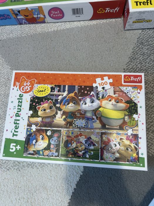 Puzzle Trefl 4w1 Miniony my little pony 4+