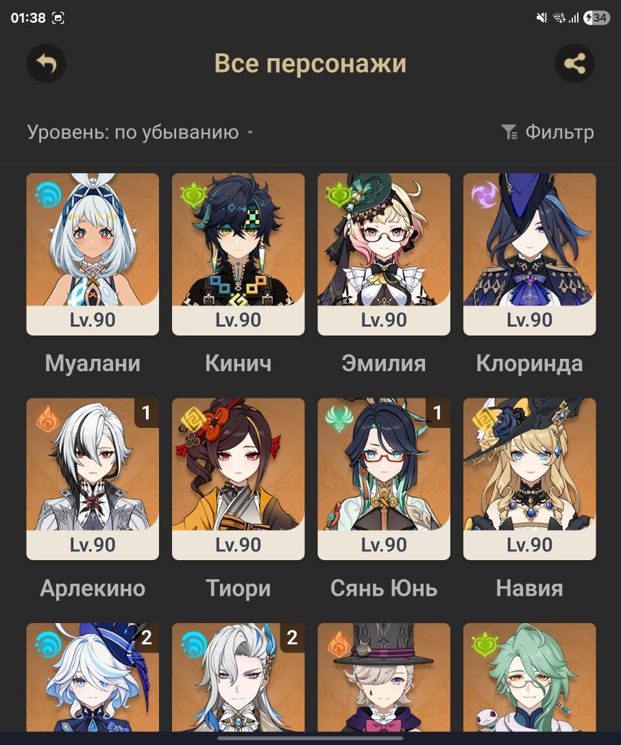 Продаю аккаунт Genshin impact, HSR та Zenless zone zero