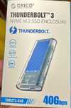 Kieszeń usb Orico thunderbolt 3+ dysk ssd WD 512GB