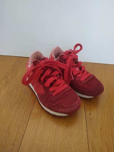 26 Zara adidasy malinowe buty sportowe buciki różowe buraczkowe