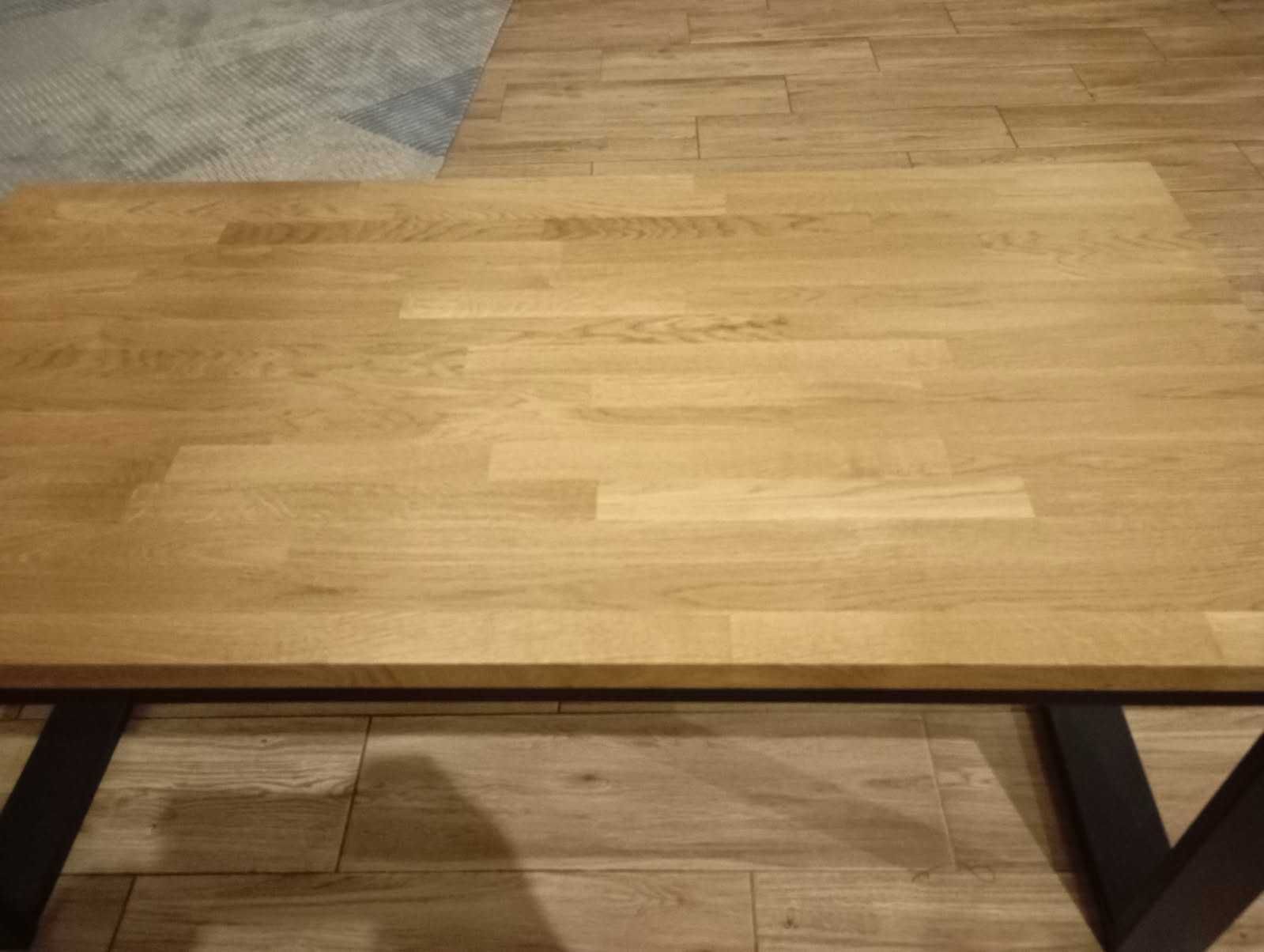 Stolik kawowy dębowy loft