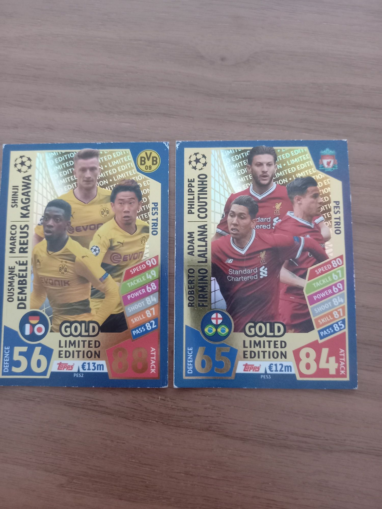 Cromos Topps Match Attax champions league NOVOS