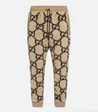Gucci Spodnie wełniane Kolor Beżowy Rozmiar M