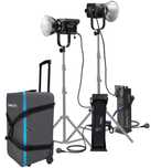 Nanlite forza 500 kit com mala transporte luz continua 500w