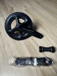 Mechanizm korbowy shimano ultegra fc-8000 wraz z suportem