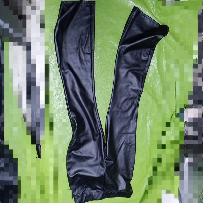 1=2Telly Weil штаны -MOM-брюки-легинцы .под кожуS-M