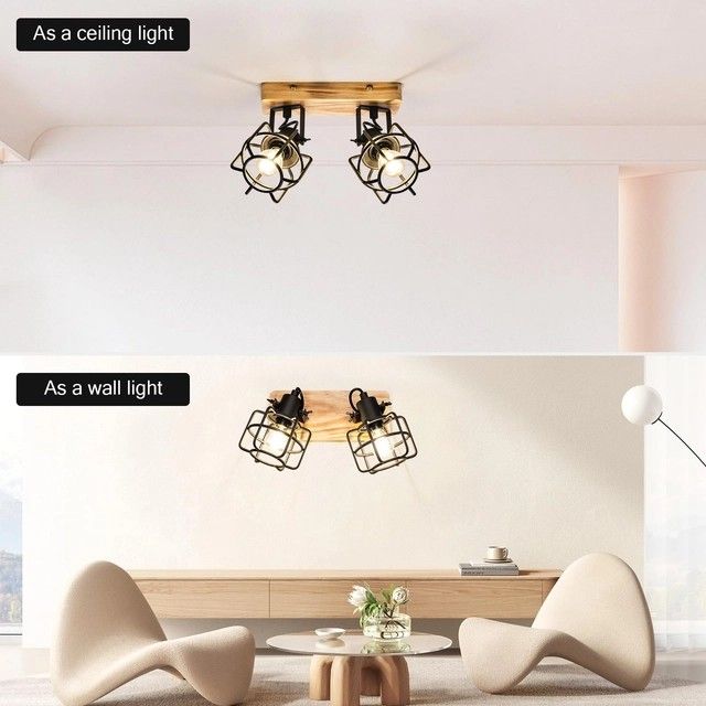 Reflektor sufitowy LED Lightoons Wood
