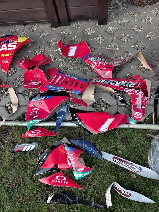 Plastiki Gas Gas EC MC 21-23 Tpi + Nowa Okleina