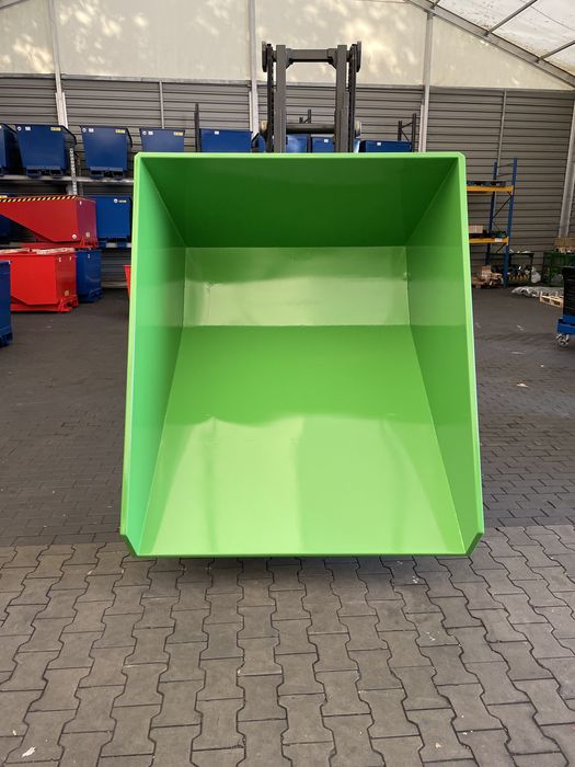 Wywrotka uchylna / Pojemnik do widlaka / Kontener na trociny - 1500L