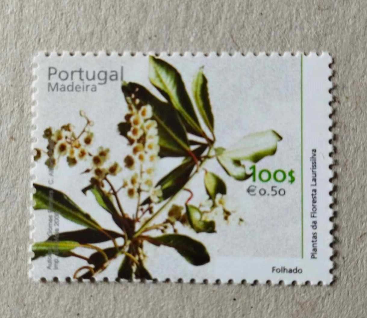 Série nº 2711/16 – Plantas da Floresta Laurissilva da Madeira 2000