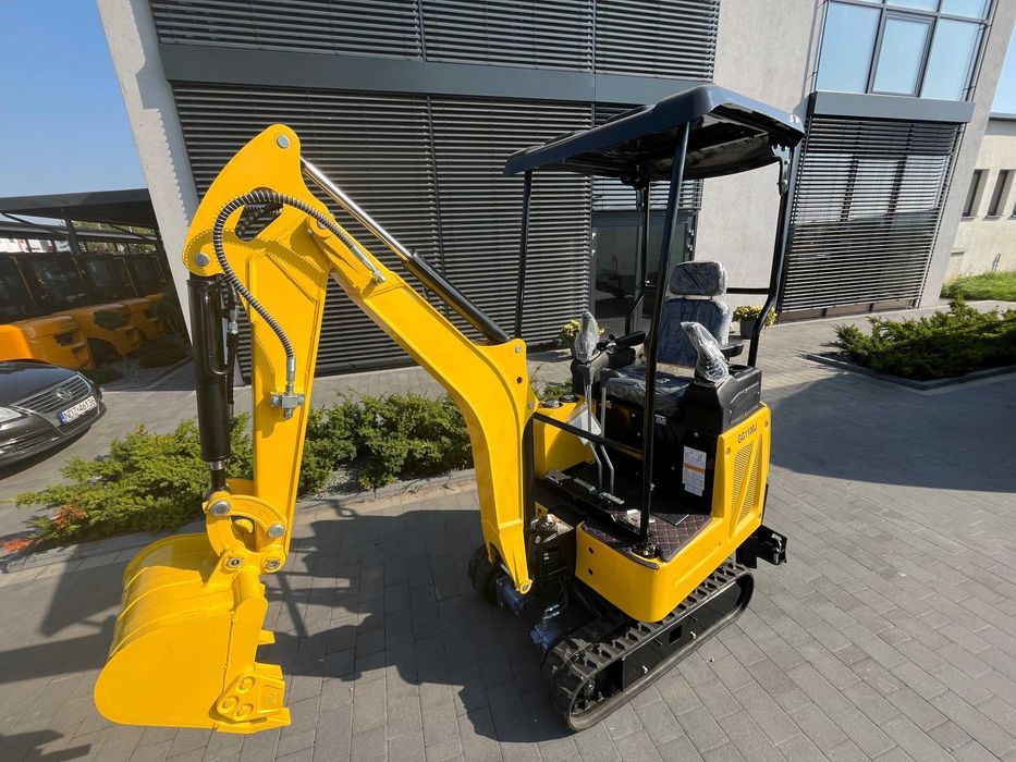 Nowa Minikoparka GG1100J, Kubota, Joysticki, Gunter Grossmann