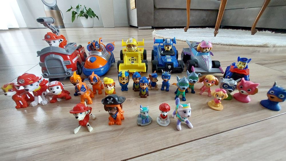 PSI PATROL pojazdy, figurki