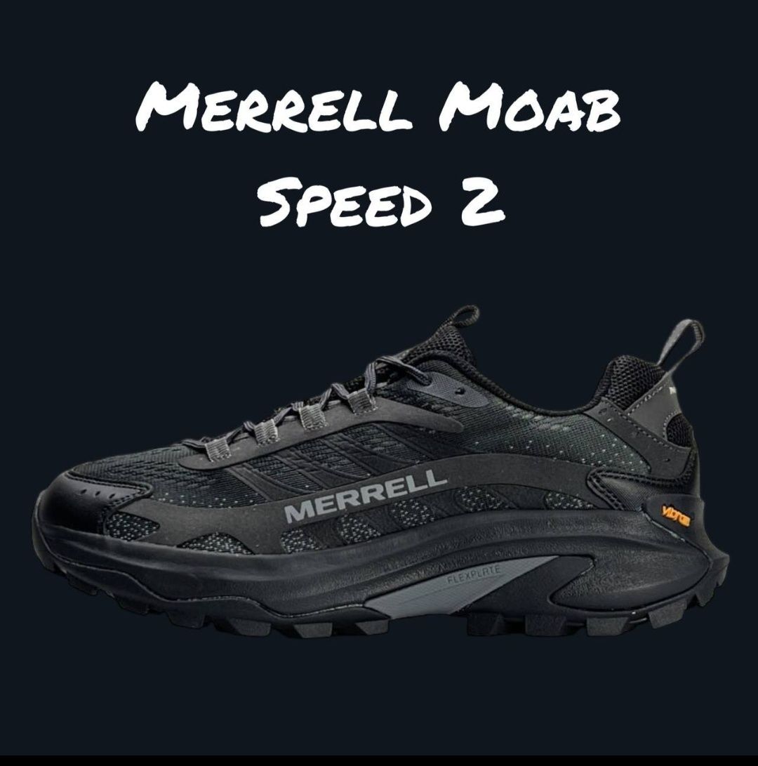Чоловічі кросівки Merrell Moab Speed 2 Grey Сірі