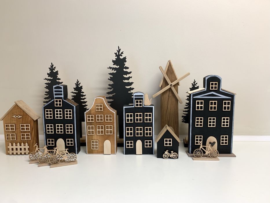 Dekoracyjne domki  z drewna "Amsterdam"