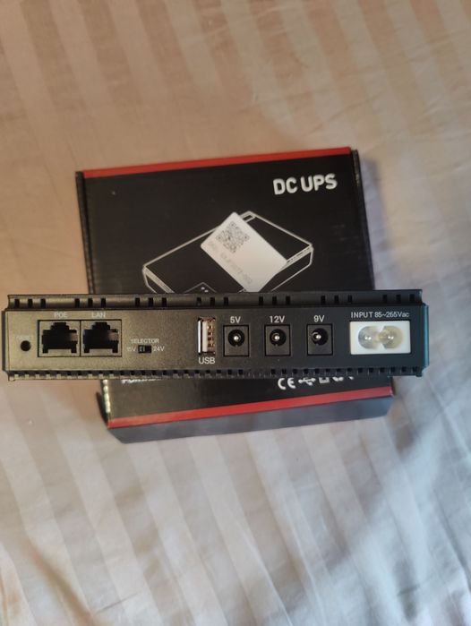 Песперебойник ДБЖ UPS DC1018P 10400mAh - ИБП для роутера бесперебойни