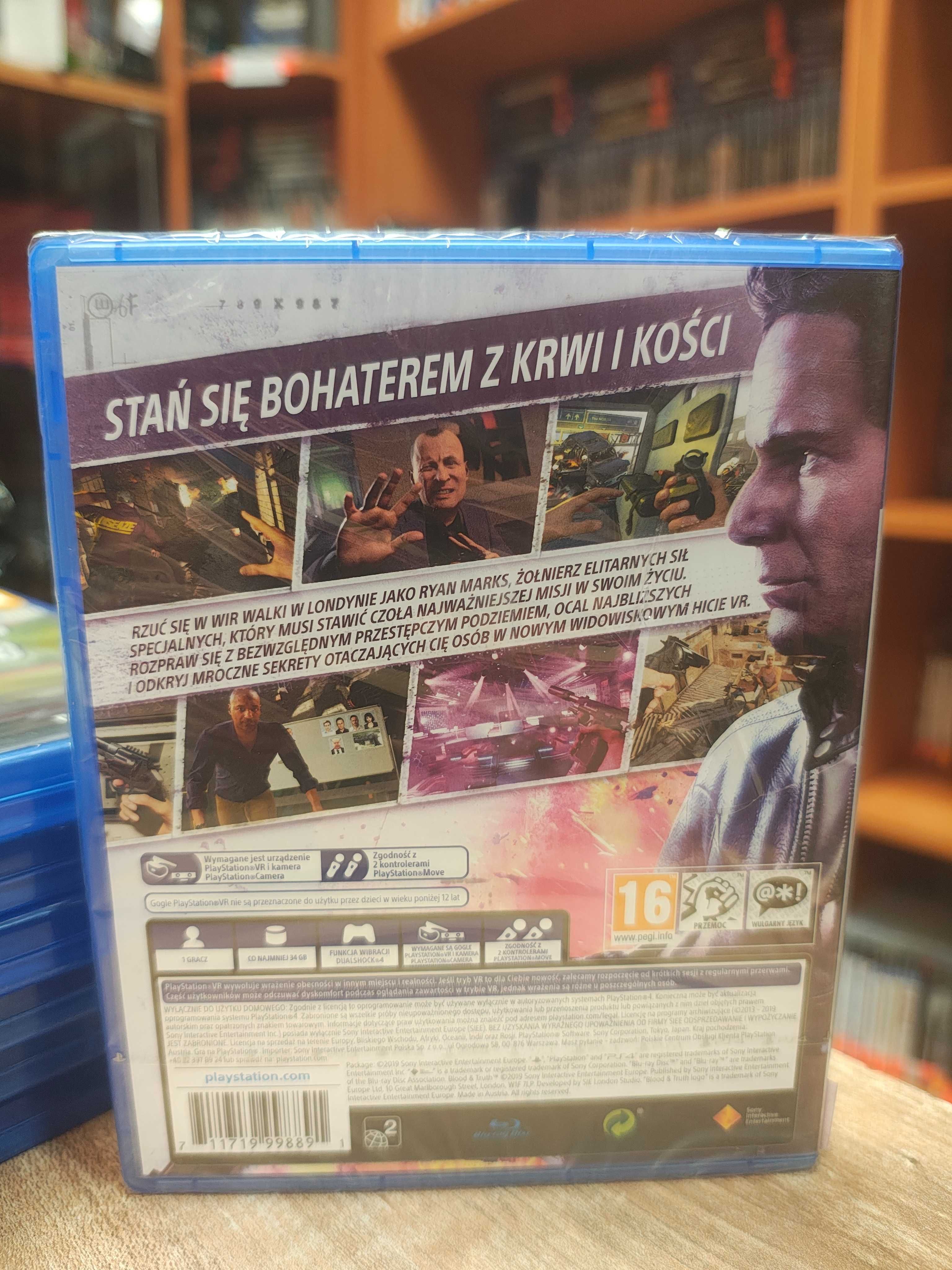 Blood & Truth PlayStation 4 PS4 VR NOWA PL Wymiana Skup SklepRetroWWA