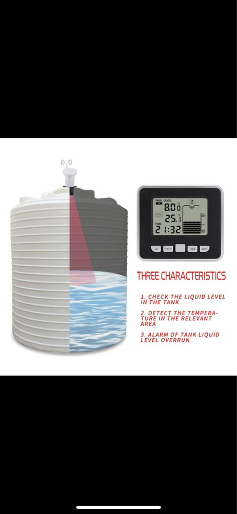 Ultradźwiękowy czujnik poziomu zbiornika wody lub szamba !