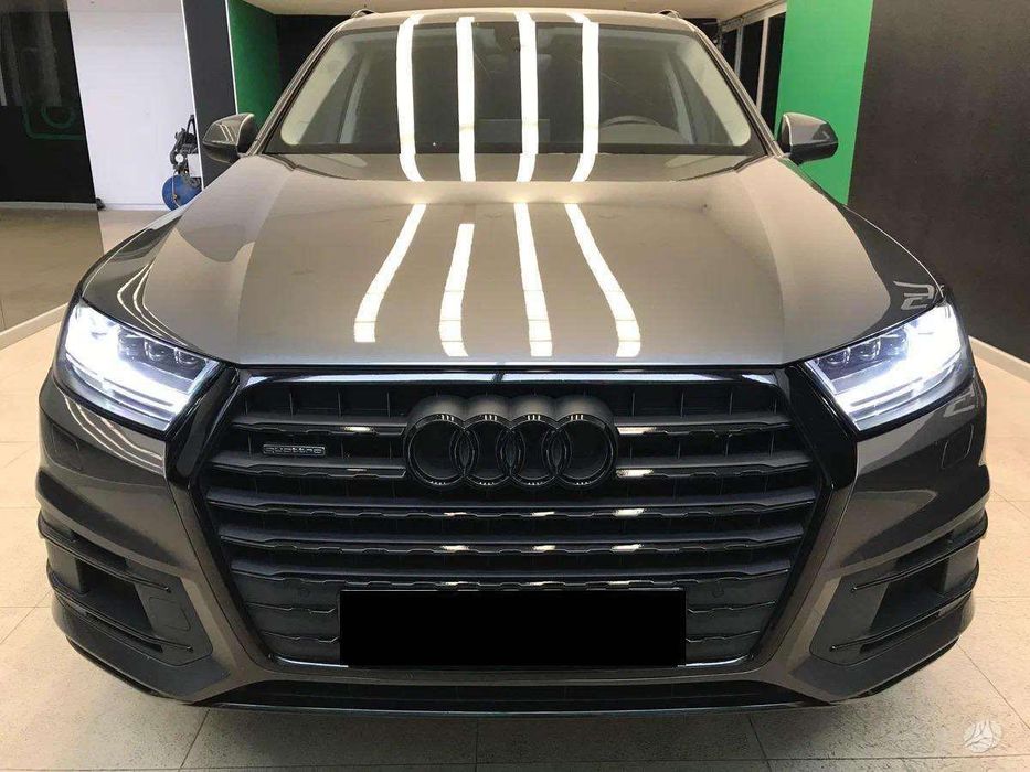 Передній бампер audi q7 4m 2015-2019р/Audi Q7 4M/ауді ку7 +Підрешітник